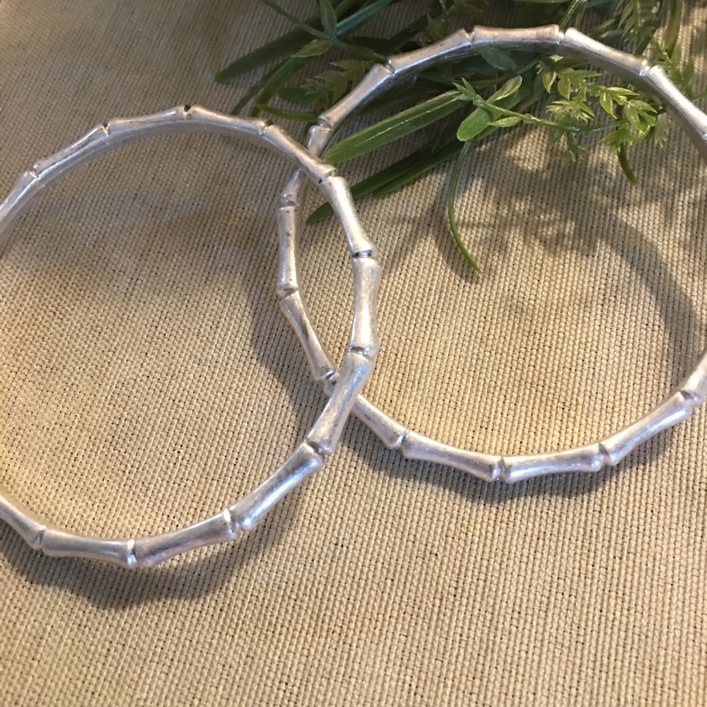 Premier Designs Silver Bangles